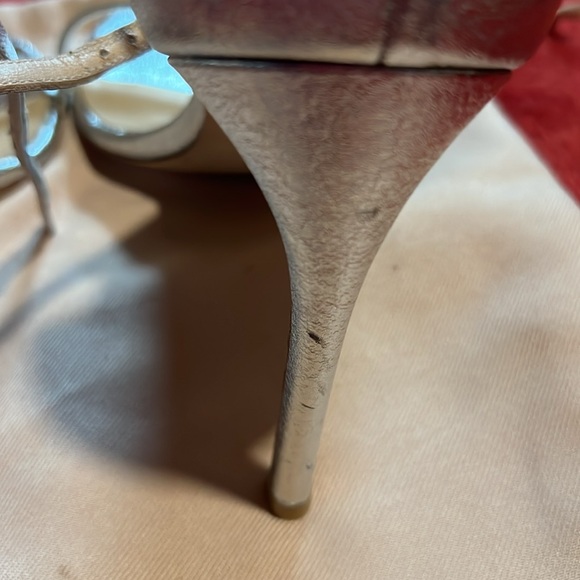 Stunning Stuart Weitzman Silver Heels for Sale, size 9, 4inch heel - Picture 8 of 8